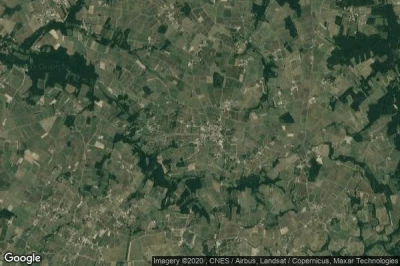 Vue aérienne de Lussac