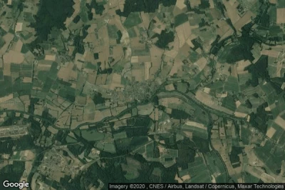 Vue aérienne de Luche-Pringe