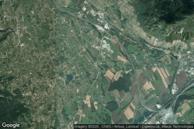 Vue aérienne de Les Marches