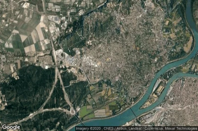 Vue aérienne de Les Angles