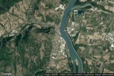 Vue aérienne de Le Pouzin