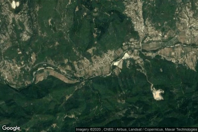 Vue aérienne de Le Poujol-sur-Orb