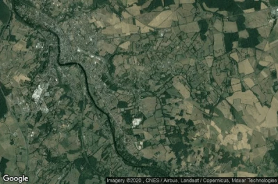 Vue aérienne de Le Pechereau