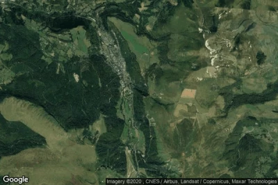 Vue aérienne de Mont-Dore