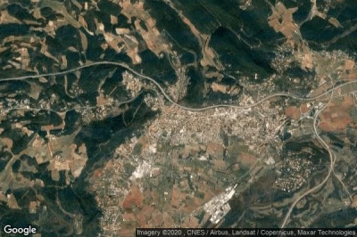 Vue aérienne de Le Luc