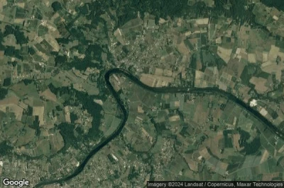 Vue aérienne de Le Fleix