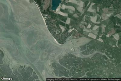 Vue aérienne de Le Crotoy