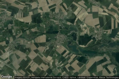 Vue aérienne de Lecluse