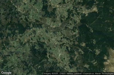 Vue aérienne de Le Brugeron