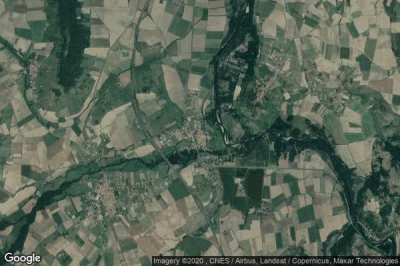 Vue aérienne de Le Breuil-sur-Couze