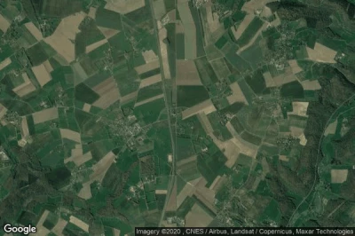 Vue aérienne de Le Boulay