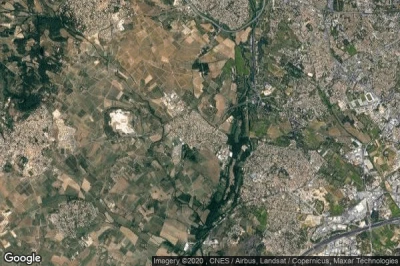 Vue aérienne de Laverune