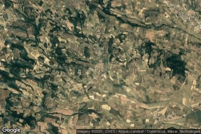 Vue aérienne de Laure-Minervois