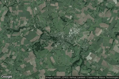 Vue aérienne de Lassay-les-Chateaux