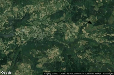 Vue aérienne de La Salvetat-sur-Agout