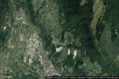 Vue aérienne de Lancrans