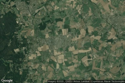 Vue aérienne de Laigne-en-Belin