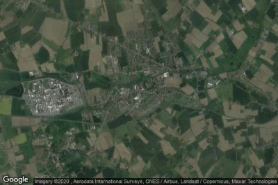 Vue aérienne de La Gorgue