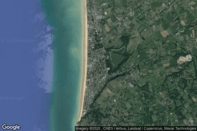 Vue aérienne de Jullouville