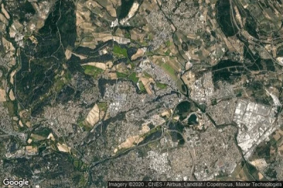 Vue aérienne de Jacou