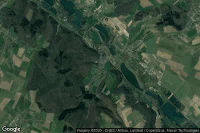 Vue aérienne de Incheville