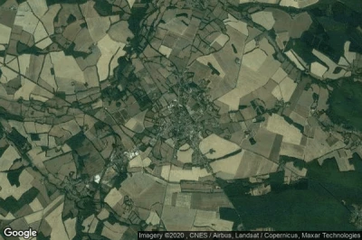 Vue aérienne de Henrichemont