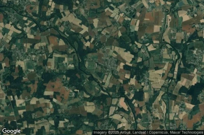Vue aérienne de Guillac