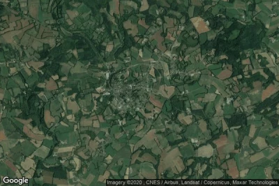 Vue aérienne de Guemene-sur-Scorff