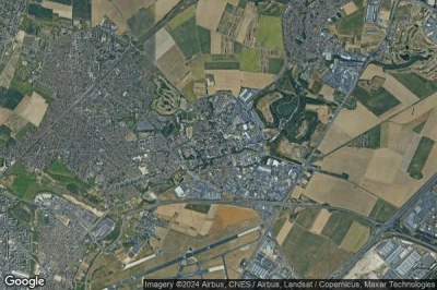 Vue aérienne de Gonesse