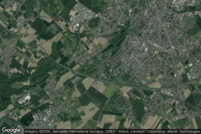 Vue aérienne de Fouquieres-les-Bethune