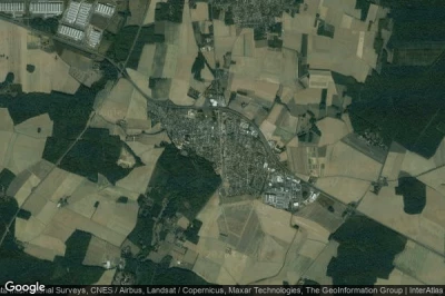 Vue aérienne de Fontenay-Tresigny