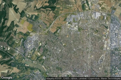 Vue aérienne de Fontaine-les-Dijon