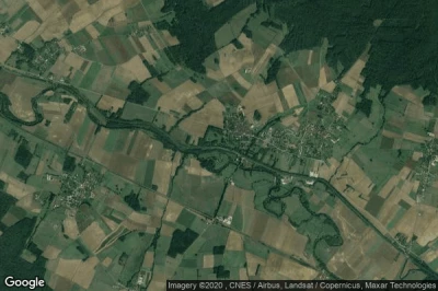 Vue aérienne de Flogny-la-Chapelle