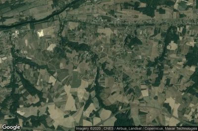 Vue aérienne de Faverolles-sur-Cher