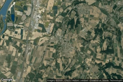 Vue aérienne de Etoile-sur-Rhone