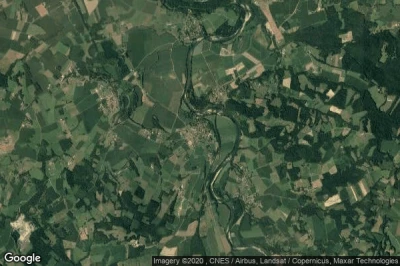 Vue aérienne de Escos