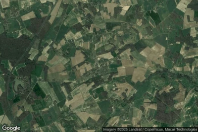 Vue aérienne de Egriselles-le-Bocage