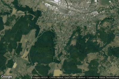 Vue aérienne de Echenoz-la-Meline