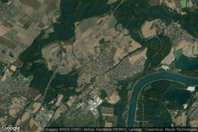 Vue aérienne de Drusenheim