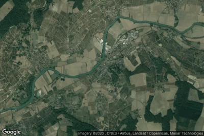Vue aérienne de Dormans