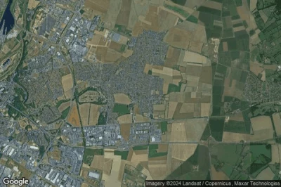 Vue aérienne de Démouville