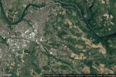 Vue aérienne de Cunac