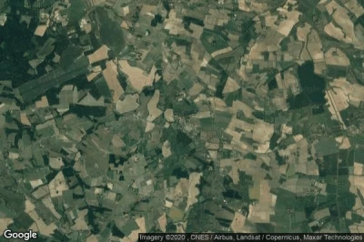 Vue aérienne de Courrensan