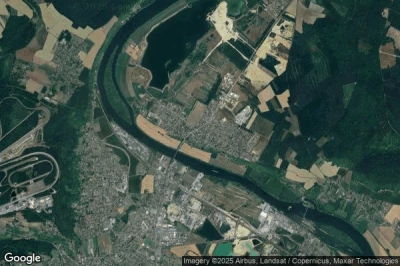 Vue aérienne de Courcelles-sur-Seine