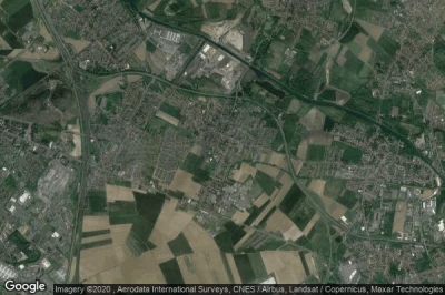Vue aérienne de Courcelles-les-Lens