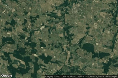 Vue aérienne de Coubeyrac