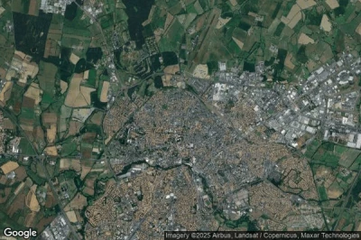 Vue aérienne de Cholet