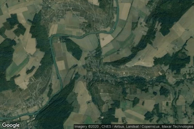 Vue aérienne de Chezy-sur-Marne