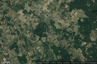 Vue aérienne de Cheverny