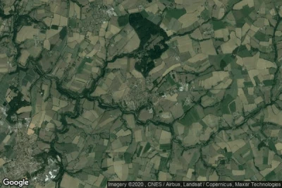 Vue aérienne de Chaudron-en-Mauges